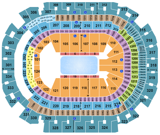 American Airlines Center Disney On Ice Seating Chart